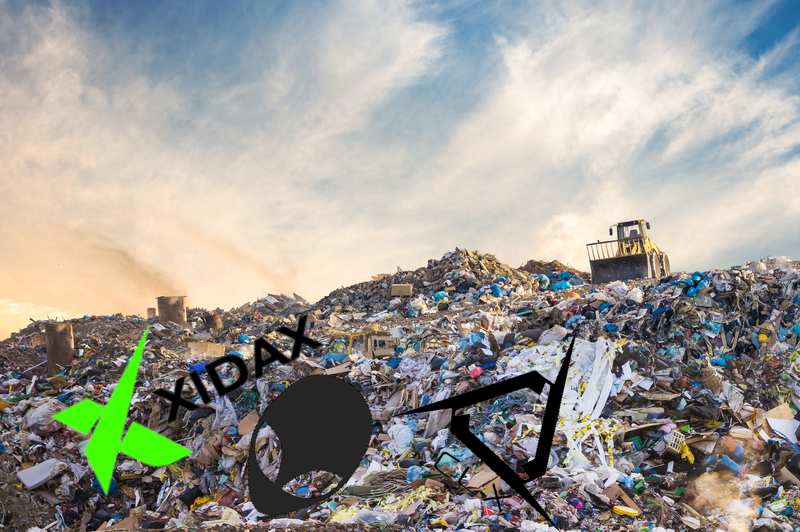 Prebuilt computer companies in a landfill